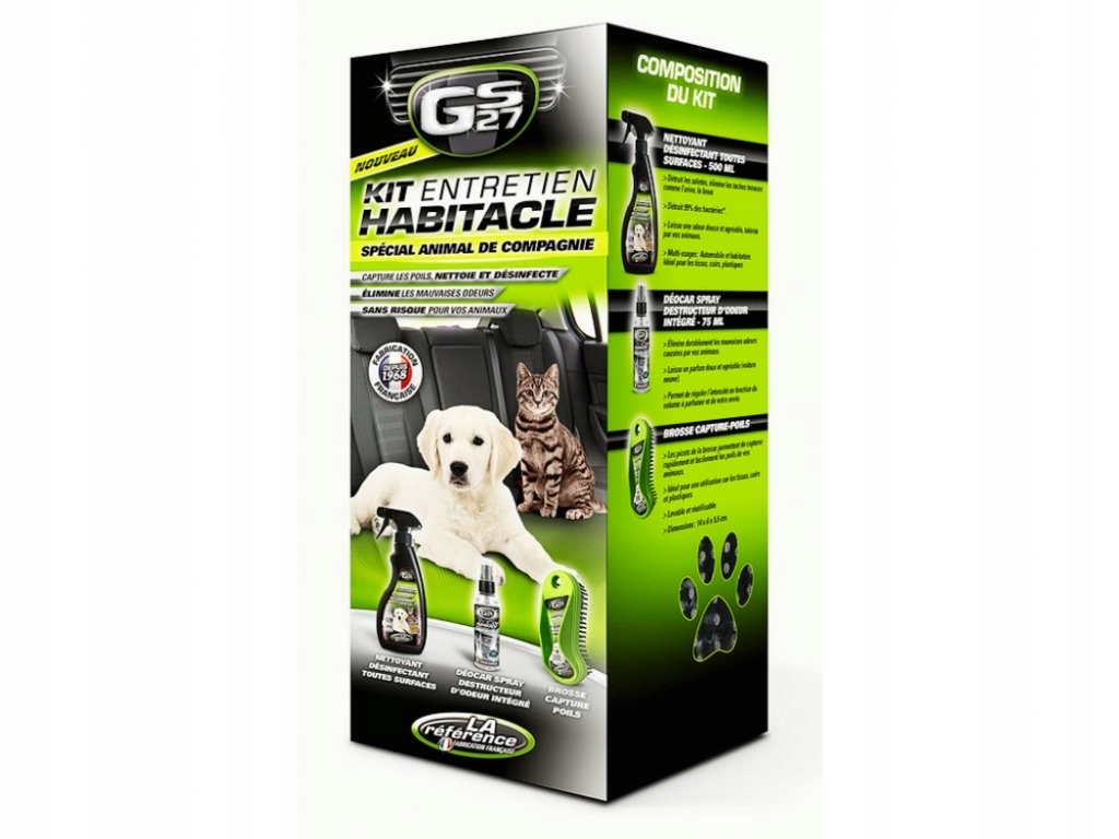 GS27 PET MESS CAR INTERIOR CLEANER KIT