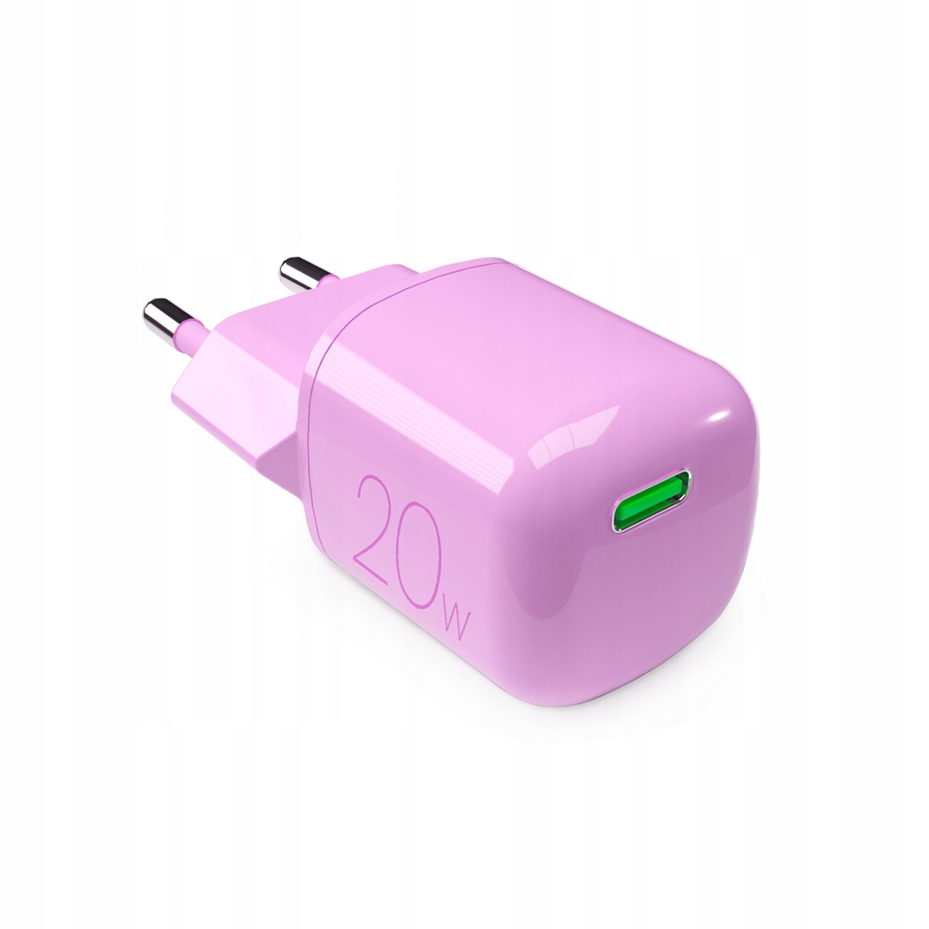 Síťová nabíječka Usb-c GaN 20W růžová