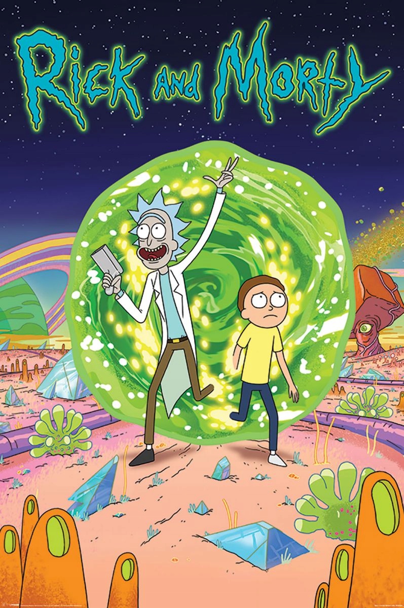 

Plakat Rick i Morty Magiczny Portal 61x91,5 cm