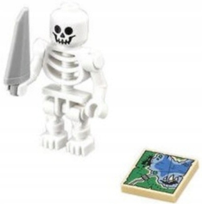 Lego 70608 @@ Szkielet Mapa @@ figurka z zestawu
