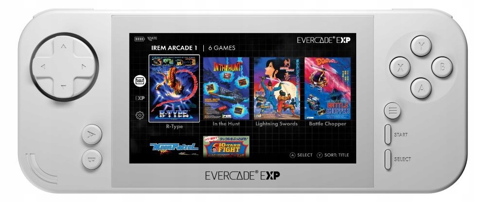 KONSOLA EVERCADE EXP 4,3'' LCD GRY CAPCOM + IREM NOWA Model EXP