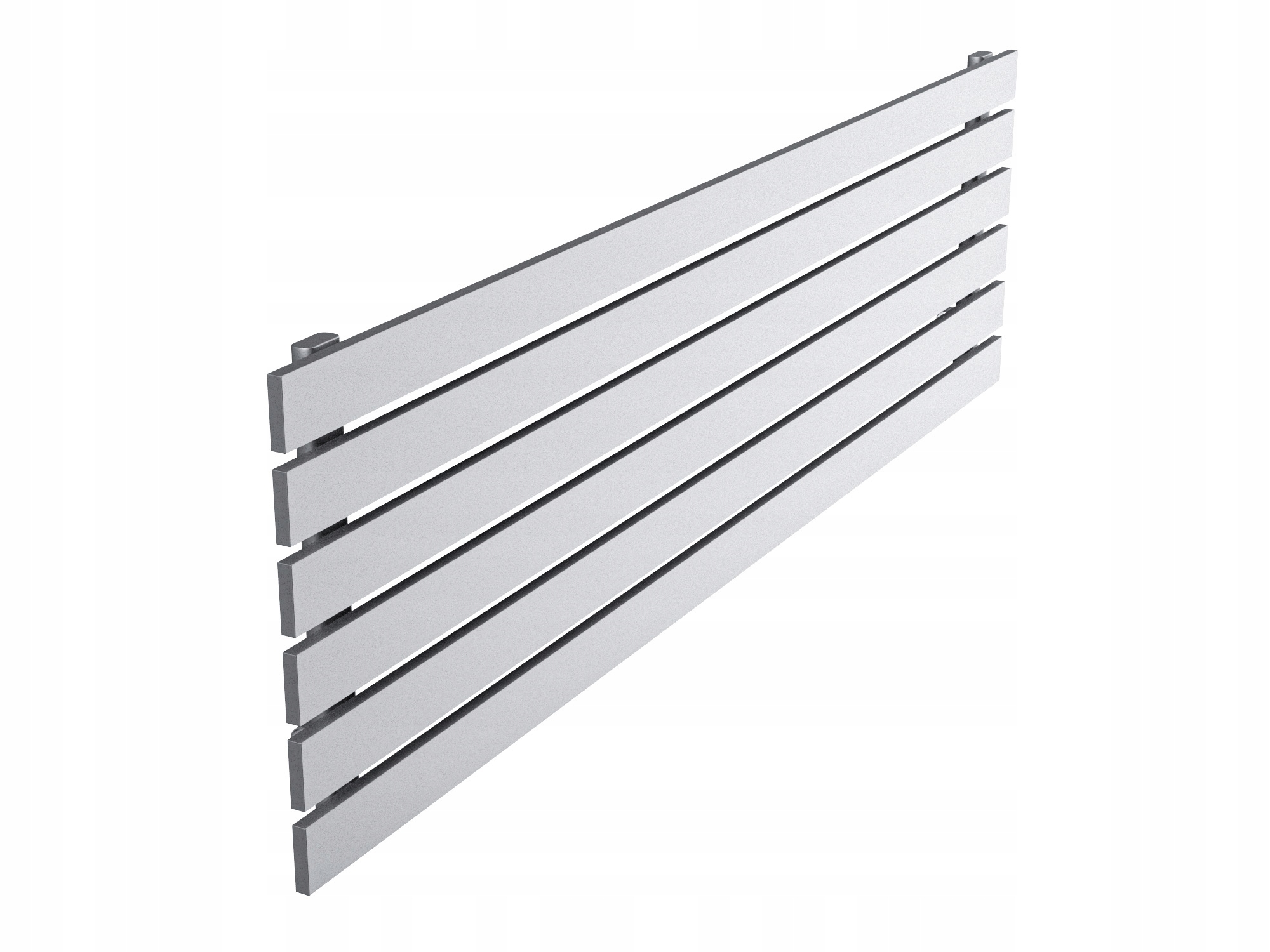 Horizontálny Dekoratívny Radiátor 45/160 Strieborný