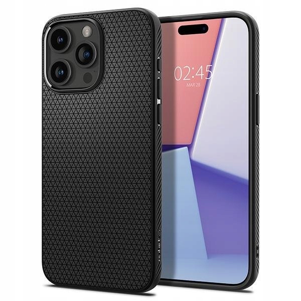 Spigen Liquid Air iPhone 15 Pro Max6,7" czarny/matte black ACS06562
