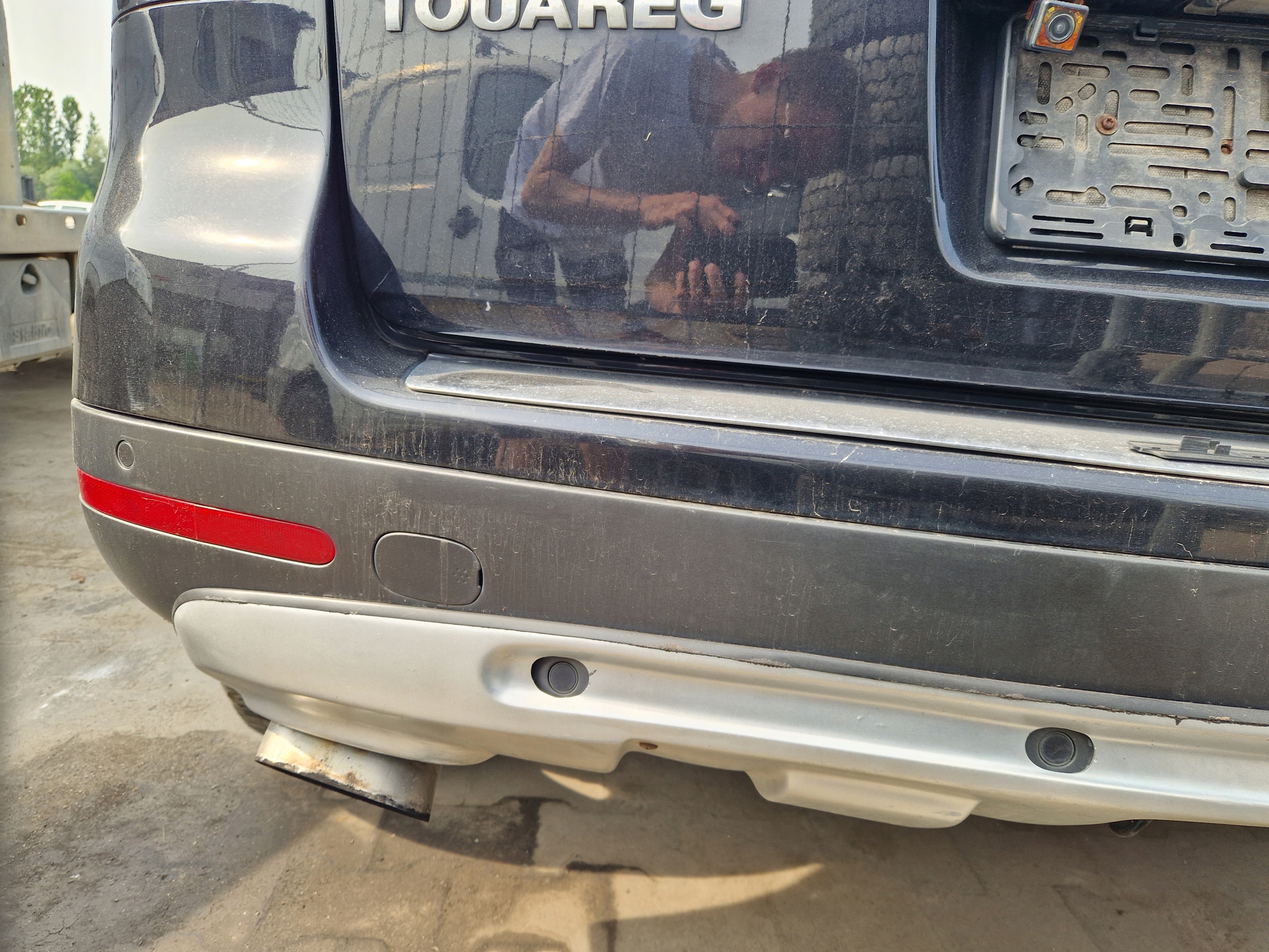 VW TOUAREGl БАМПЕР ЗАД. КОРОЛЬ КОНГ