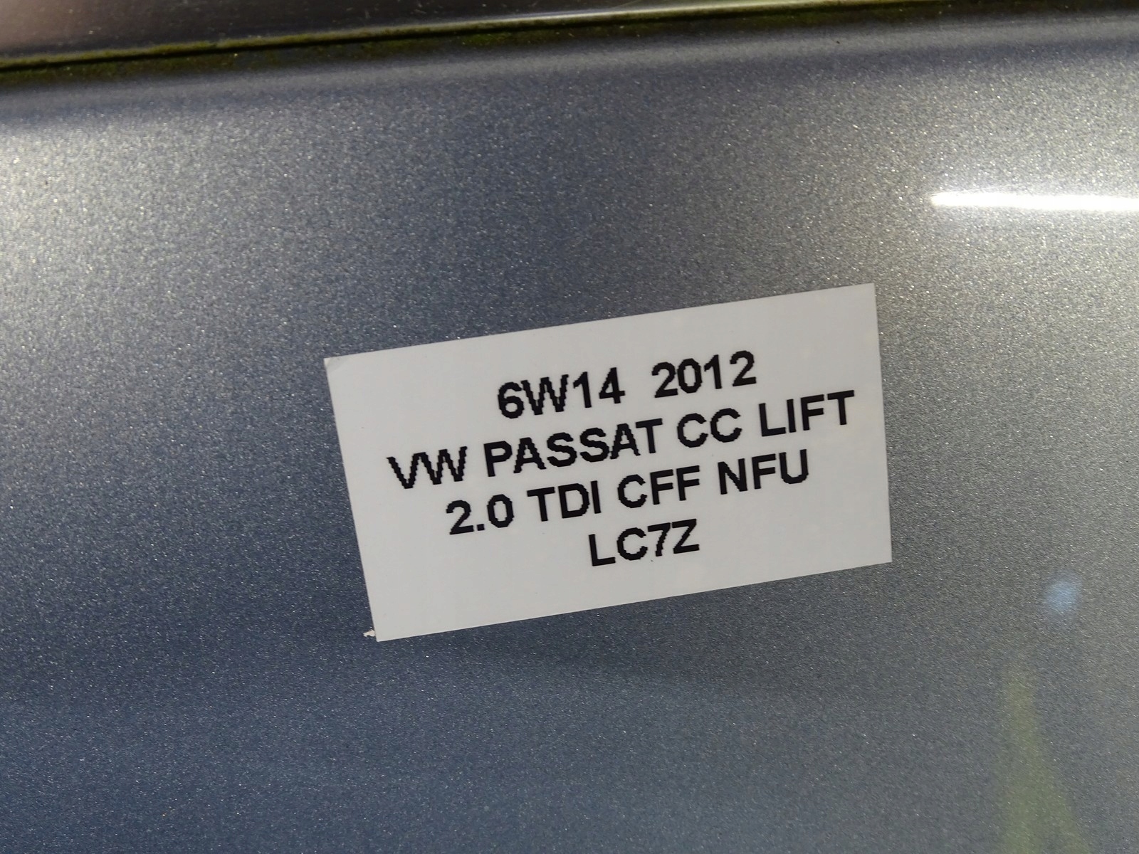 door left front left front VW PASSAT CC LIFT 08-16R LC7Z