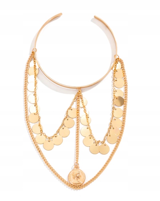 BIŻUTERIA BRANSOLETKA OZDOBA NA RAMIĘ ŁAŃCUSZEK v2