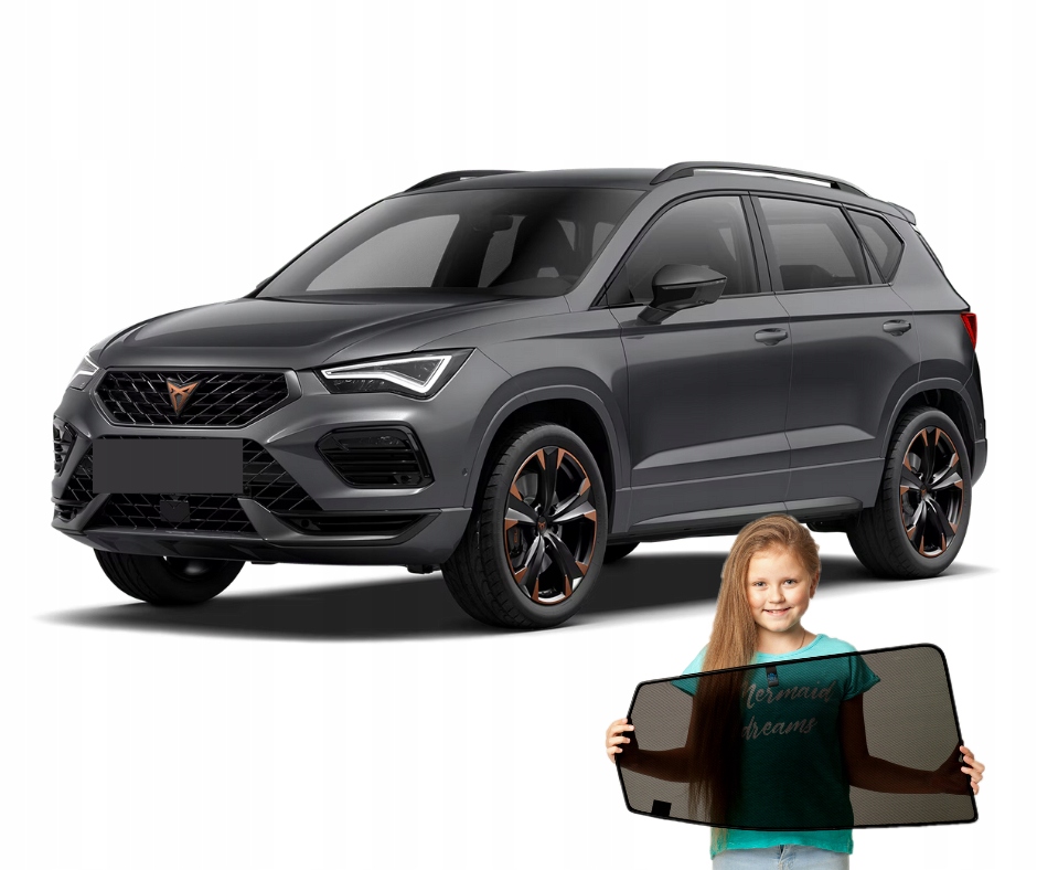 Záclony Rolety Kryty Dedikované na magnety pro Cupra Ateca Suv 2018-2024