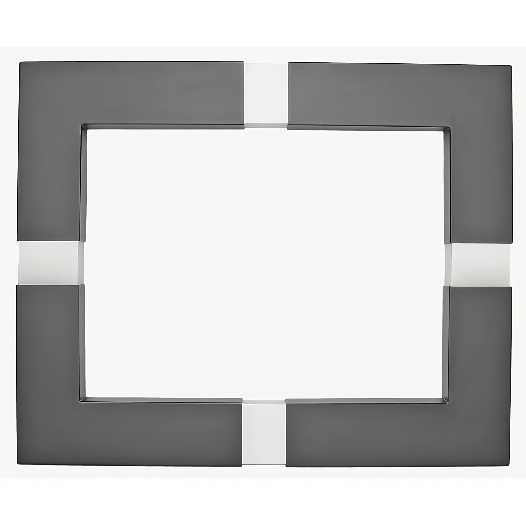 Regulovatelný rámeček krbové mísy 660x830 grafit