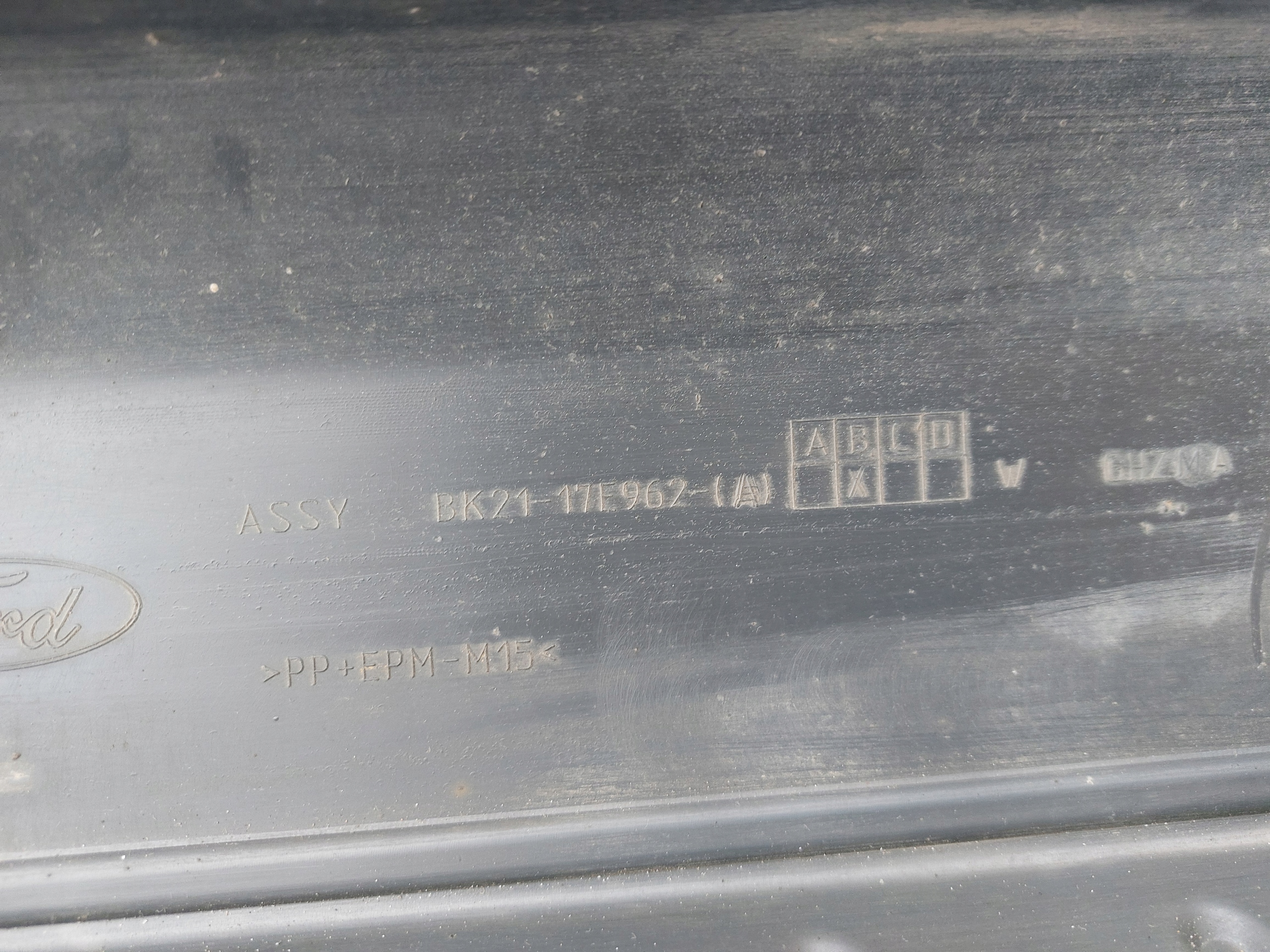 Ford Transit Custom 16r bumper rear part rear BK21-17E962-A