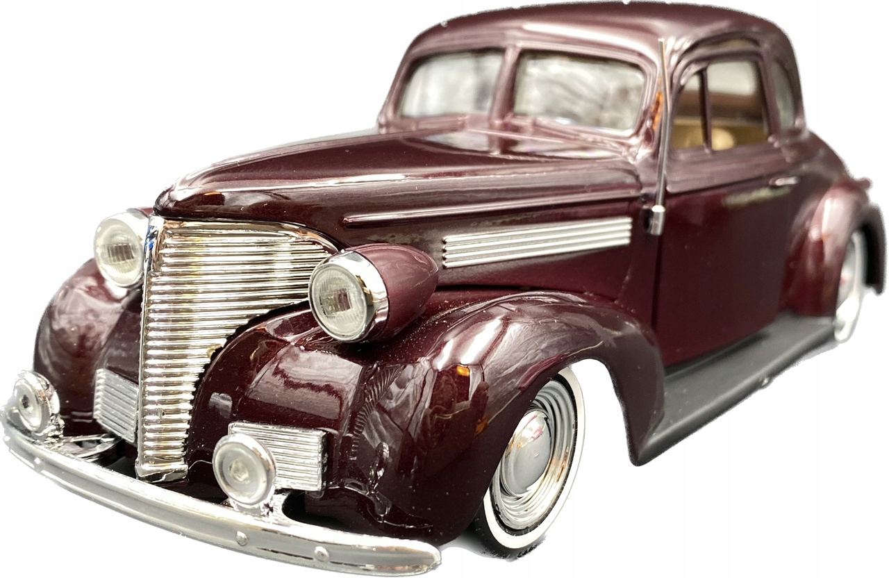 Chevrolet Coupe 1939 burgundy 1:24 Motormax 73247