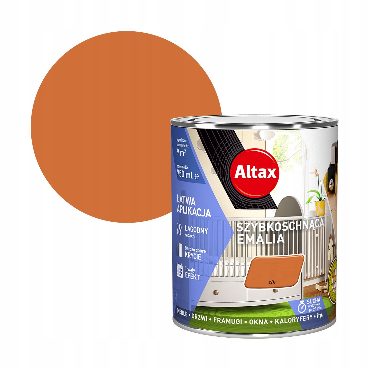 

Altax Emalia Szybkoschnąca 0,75L Tik