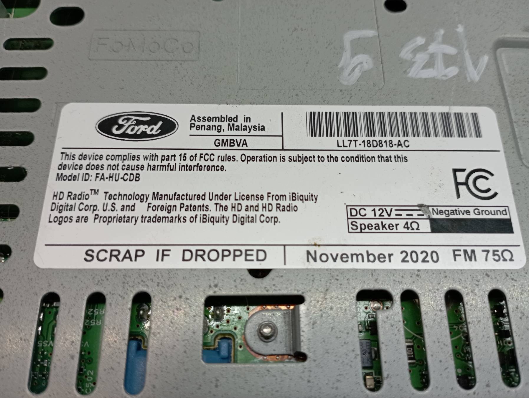 RADIO LL7T18D818AC Lincoln Navigator IV (2017-2024)