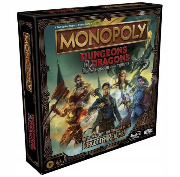Gra planszowa Monopoly D&D Honour Among Thieves Dungeons
