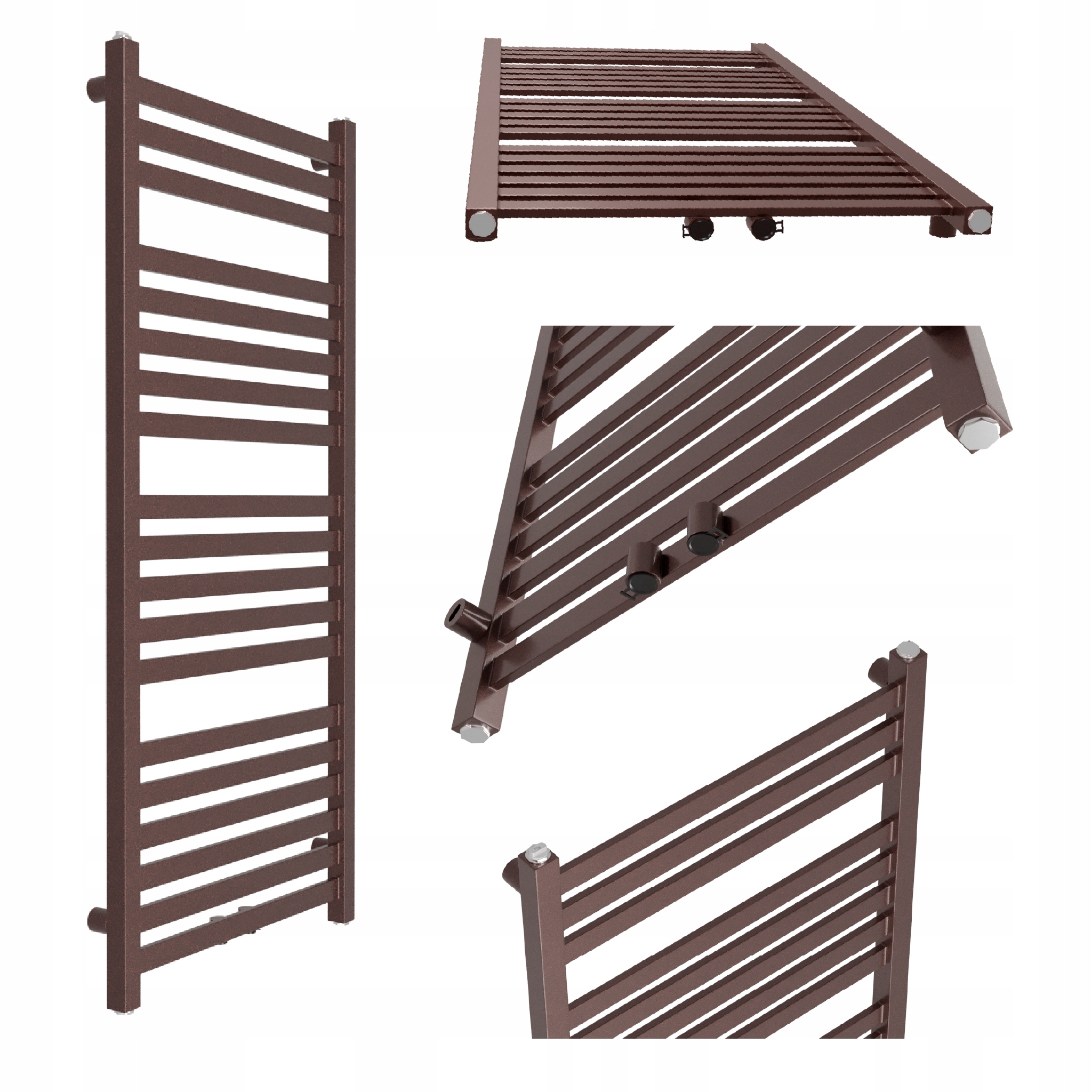 Koupelnový radiátor Royal-mid 1350x630 Bordo