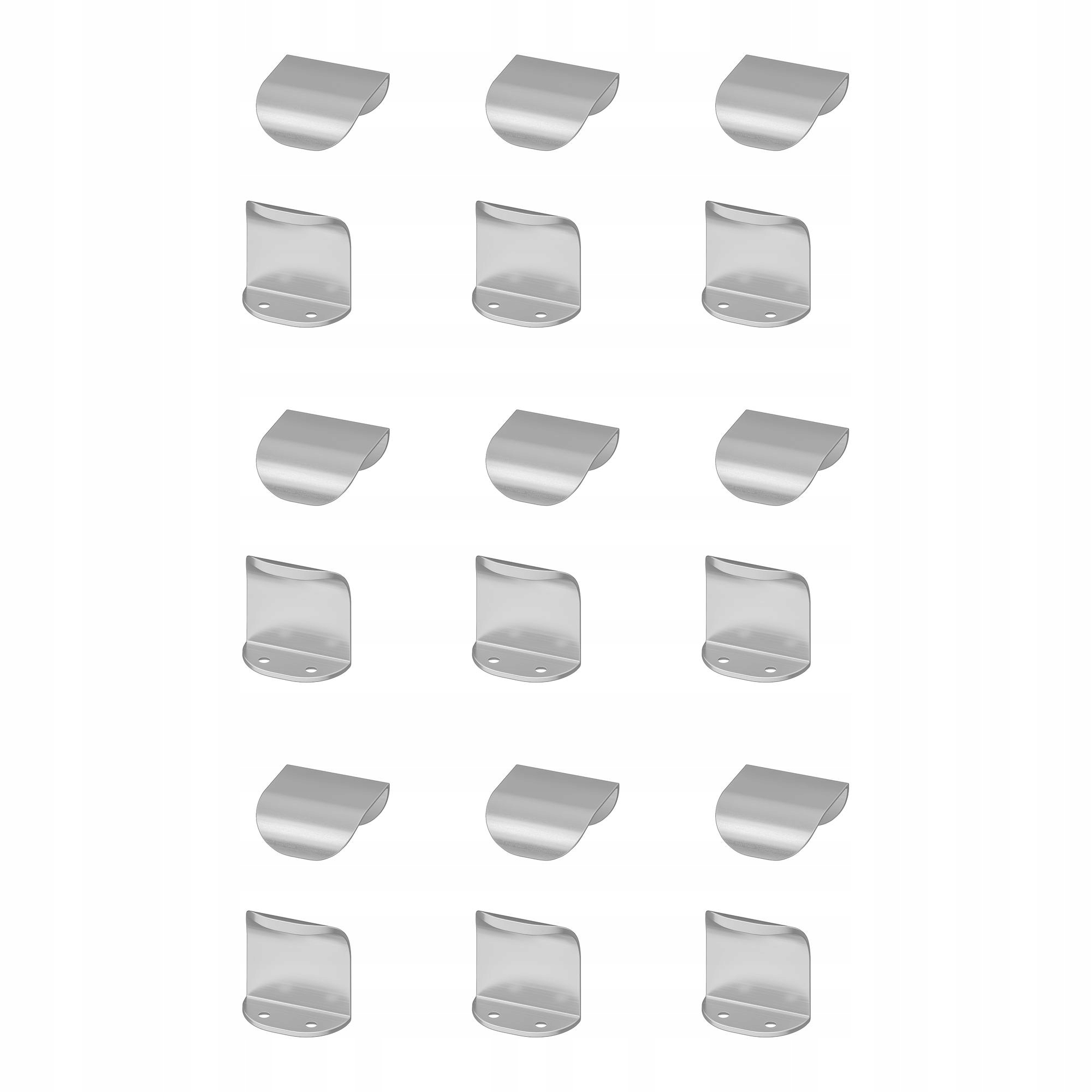 9 ks Ocelový držák 40 mm minimalistický Billsbro