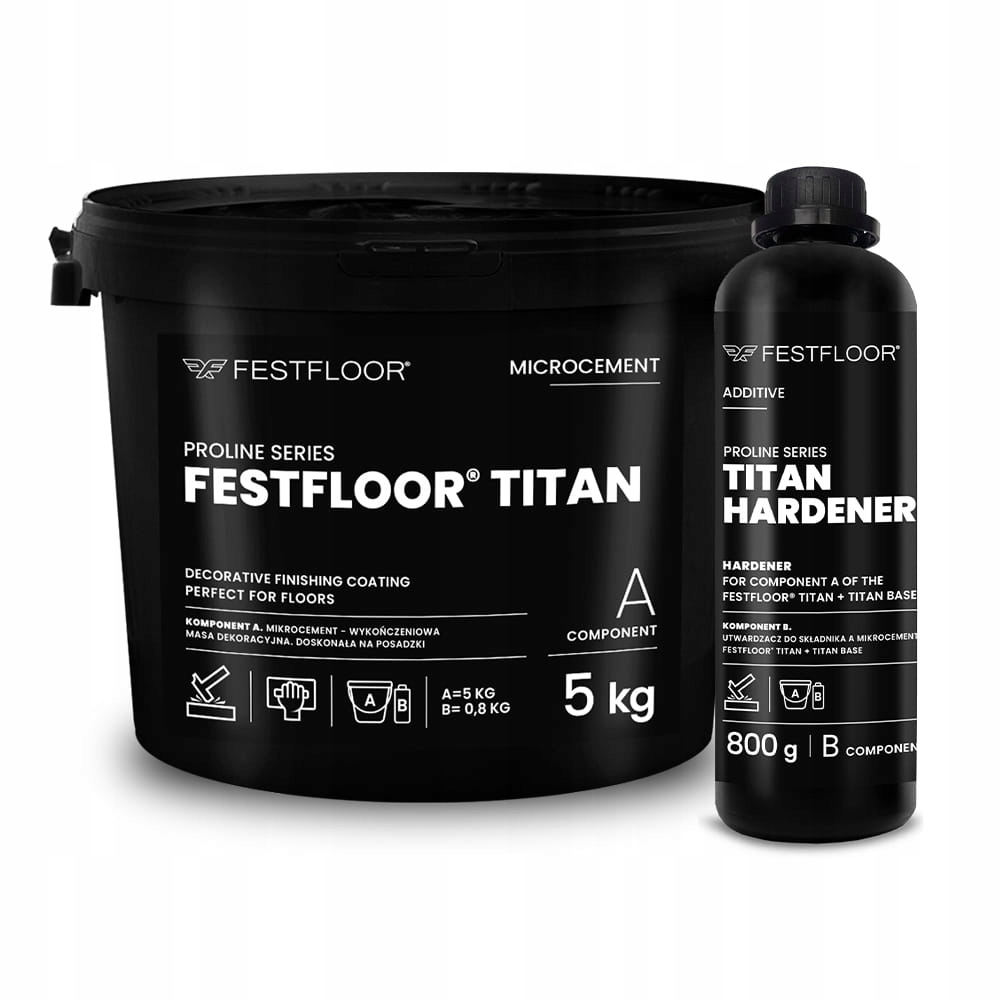Festfloor Titan 5 Kg 0,8 Kg – Tvrdý Mikrocement