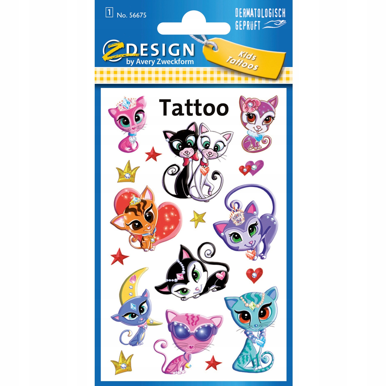 

Naklejki tatuaże dla dzieci Koty 56675 Z-design Ki