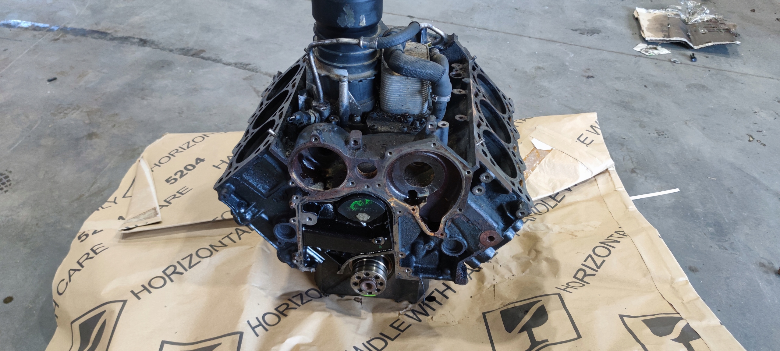 engine BLOK complete AUDI A6 C6 3.0 TDI CDY