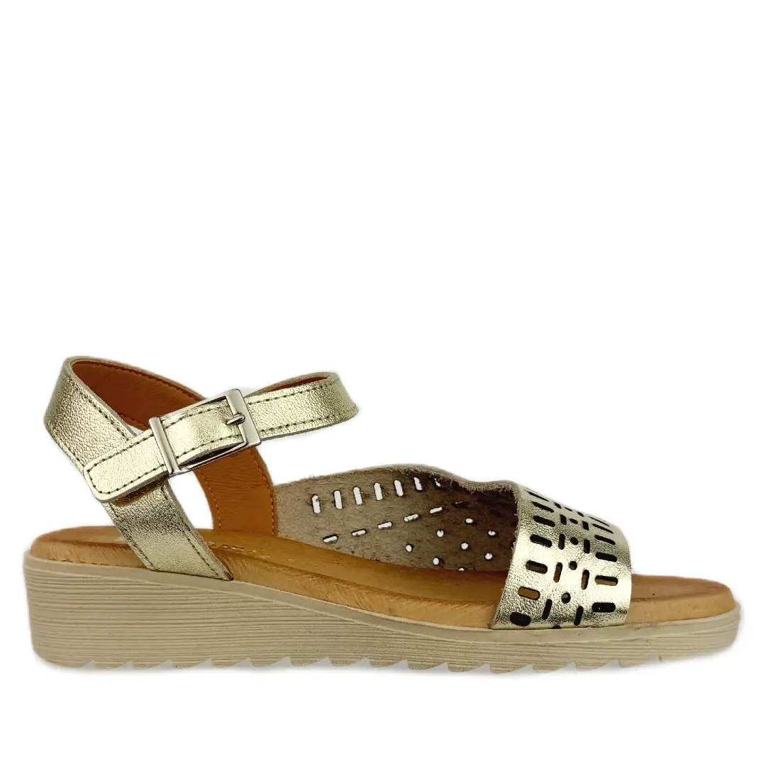 Dámské sandály Verano 5012 /2 champan velikost 37, Zlaté