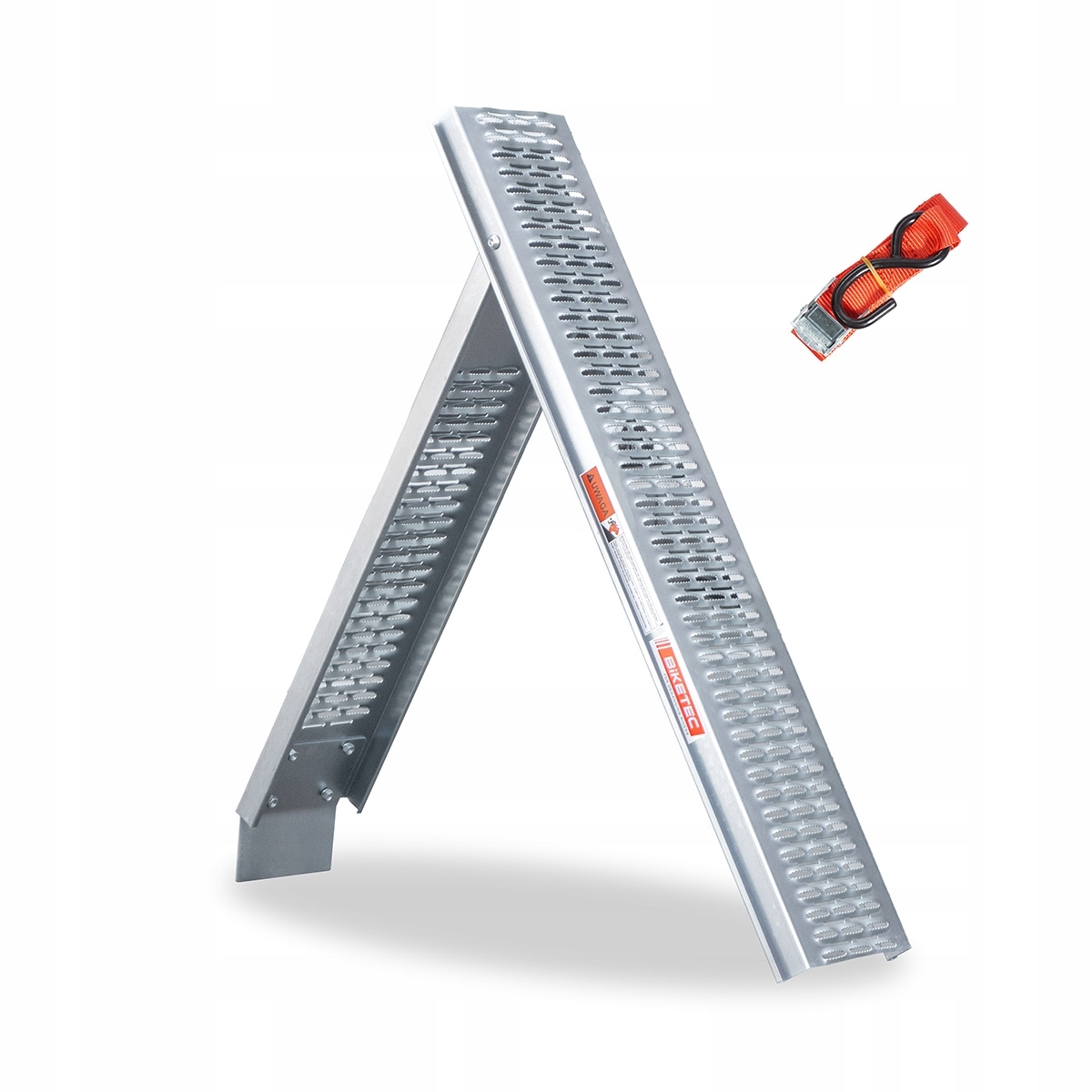 Biketec Univerzálna Oceľová Nájazdová Rampa Motocykel Atv 215CM X 26CM, Ma