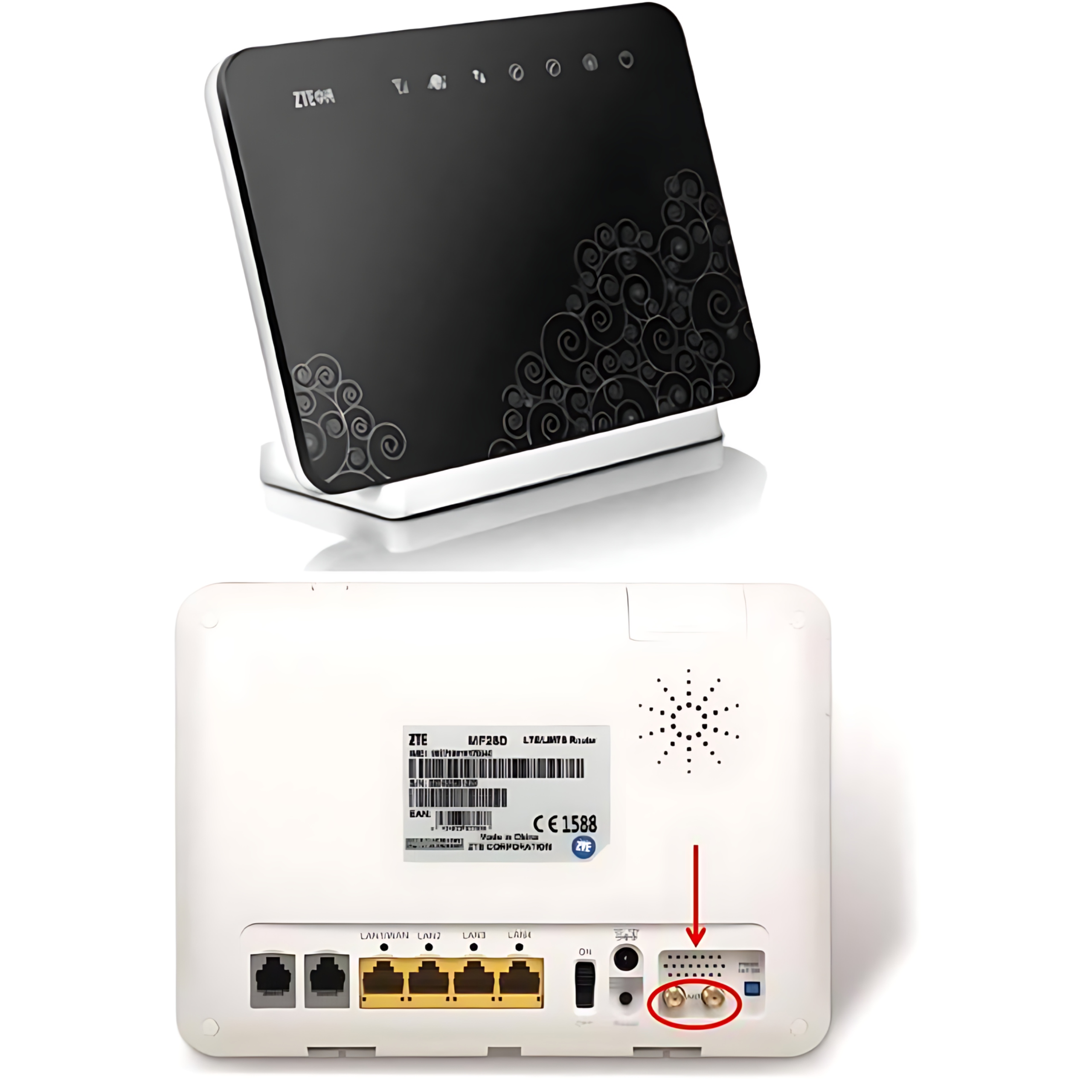 ANTENA PANELOWA DO MODEMU ROUTERA HUAWEI 25dBi 2xCRC9 3m | 2G 3G 4G LTE Producent Atrax