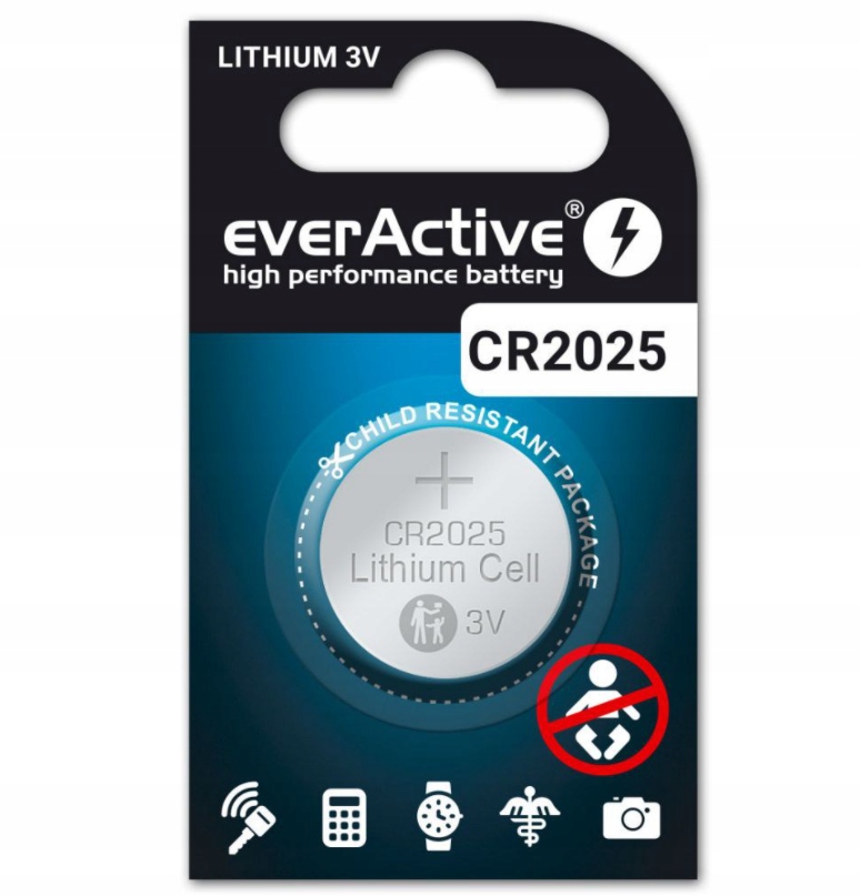 

Everactive Bateria litowa CR2025