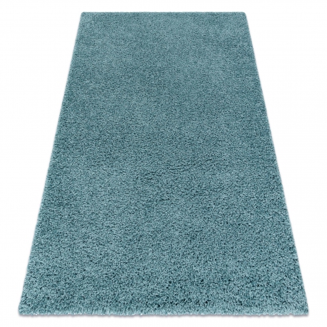 

Dywan pluszowy shaggy niebieski/ turkus 60x100