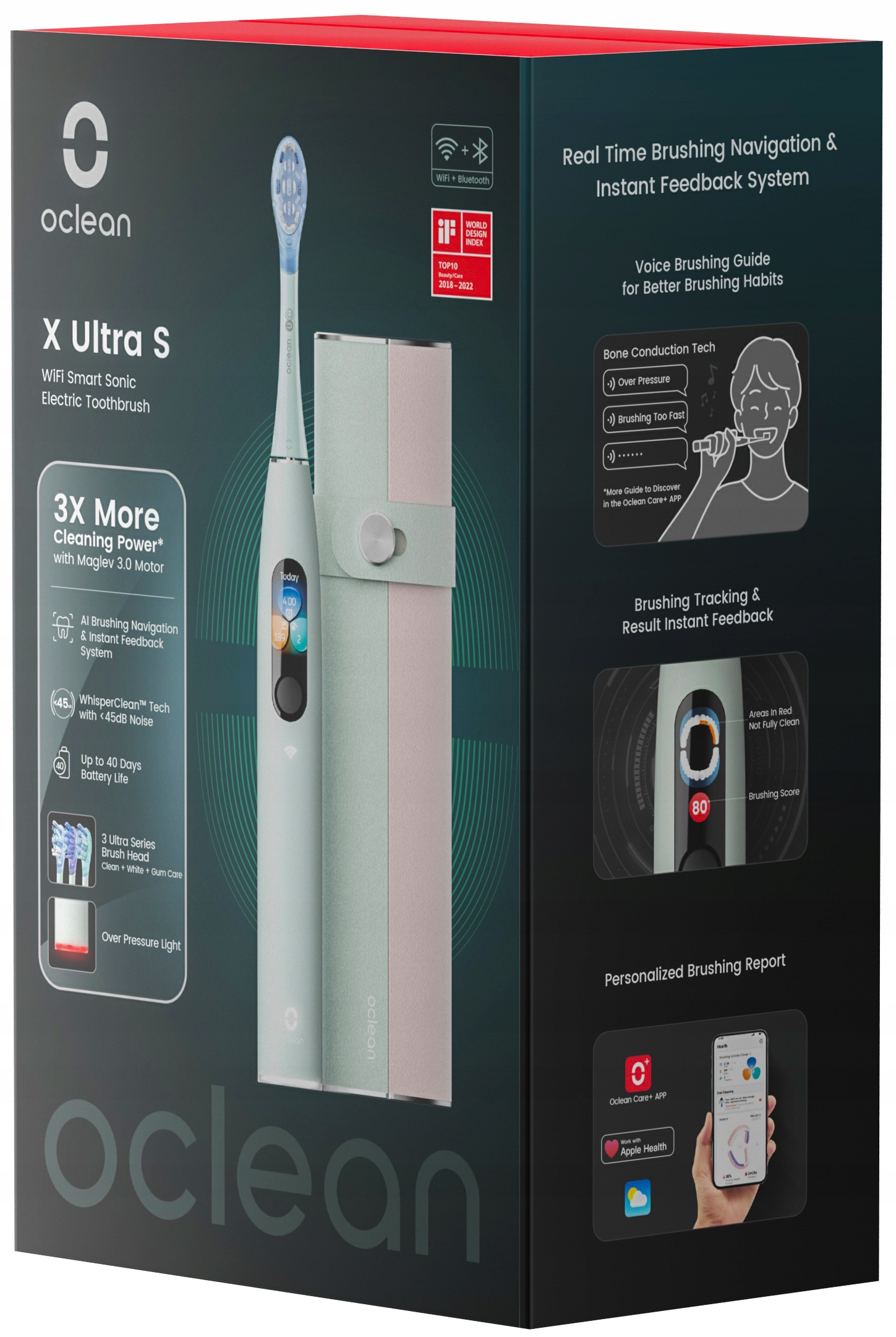 Szczoteczka soniczna Oclean X Ultra kolor miętowy
