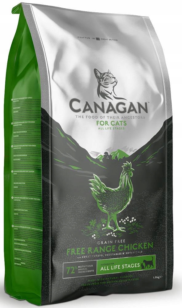 Karma sucha dla kota Canagan Free-Range Kurczak 4kg
