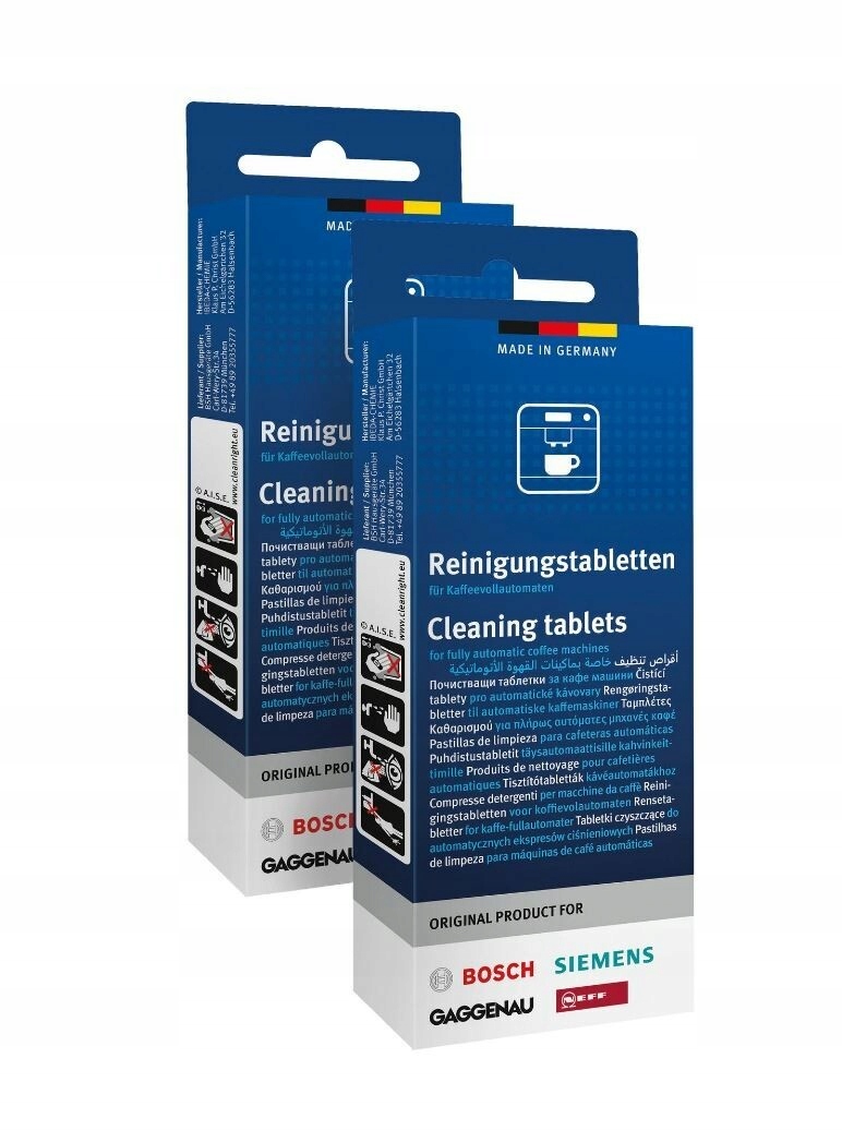 Bosch Tabletki Do Czyszczenia Ekspresów 2X
