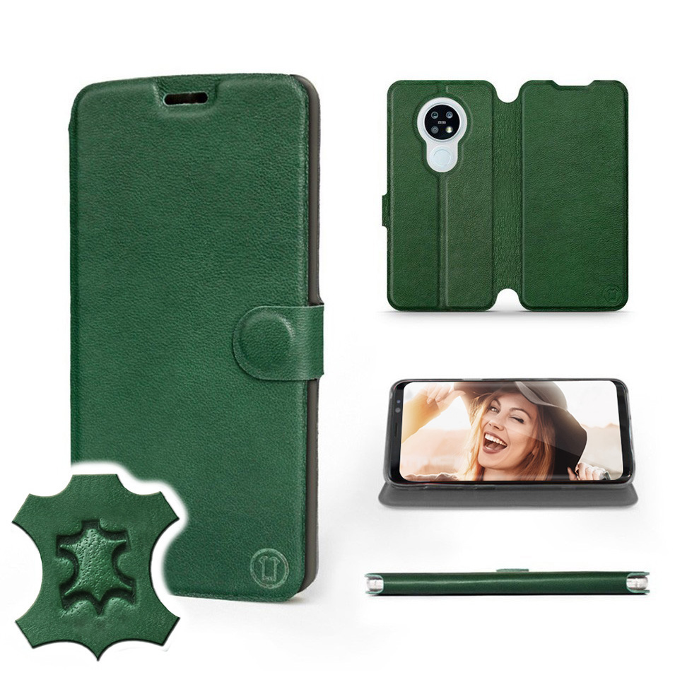 

Etui Mobiwear do Nokia 6.2 - Green Leather