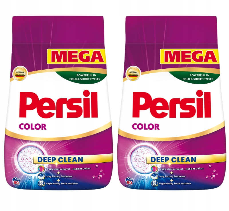 Persil Color Deep Clean proszek do prania kolorów 80 prań 4,4kg x2