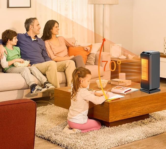 Termowentylator 1800 W, farelka ceramiczna + pilot Marka inna