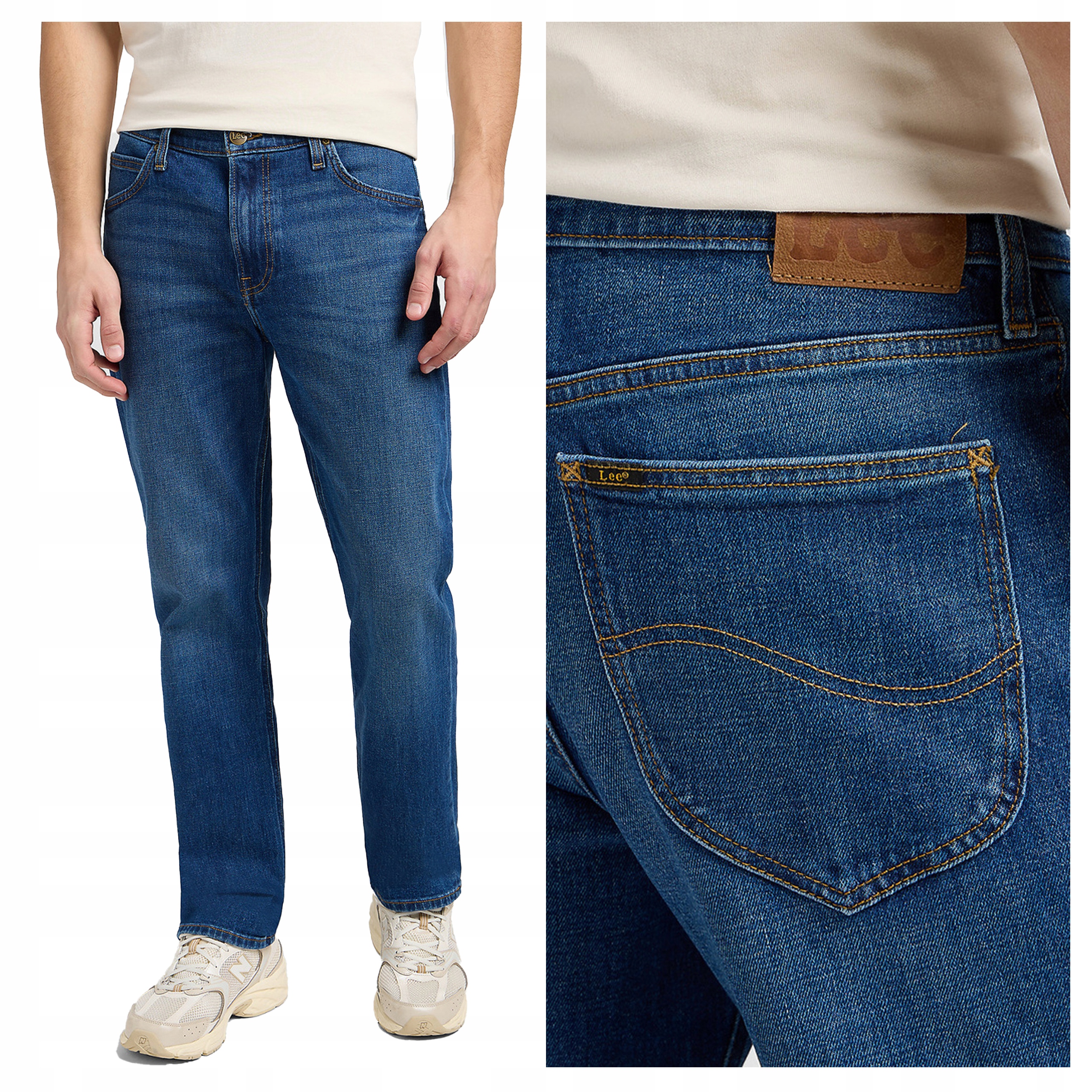 Lee West W33 L32 Pánské džíny Jednoduché