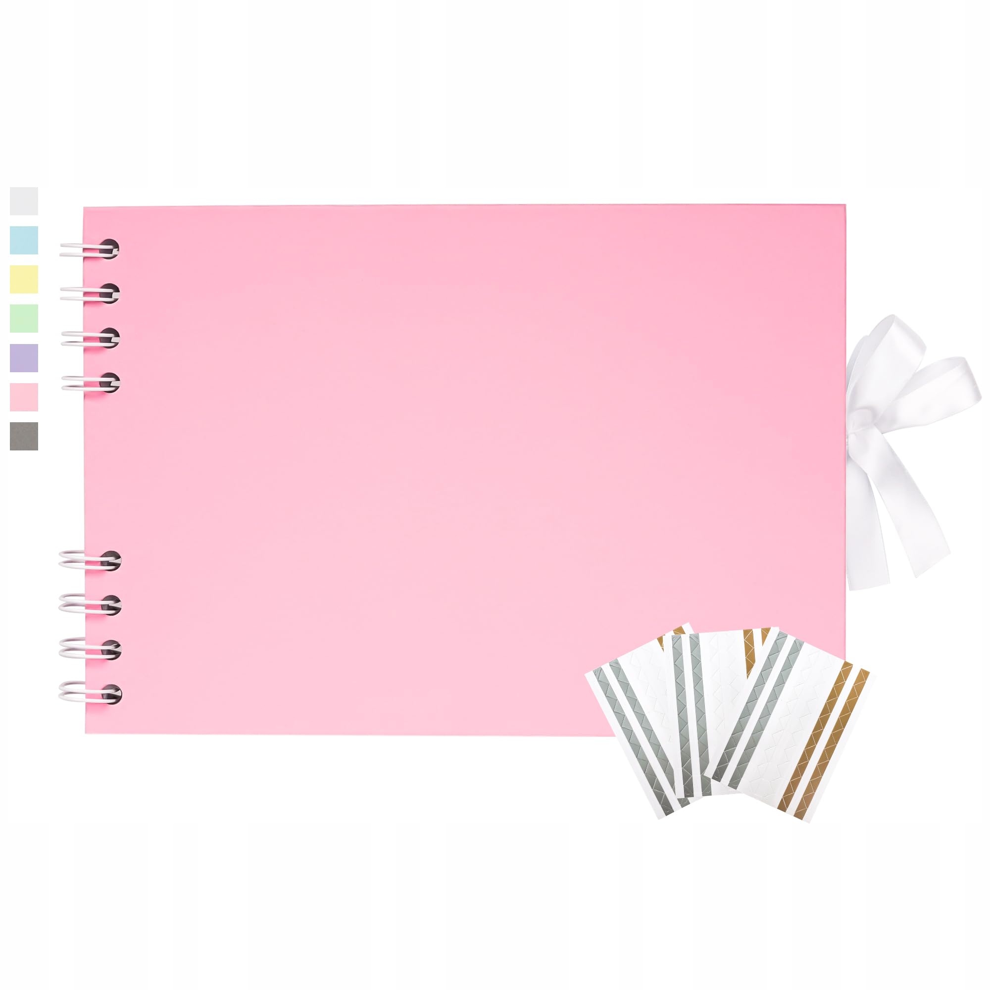 YOPIH ALBUM ZE ZDJĘCIAMI SCRAPBOOK 40 STR SCRAP BOOK Z PAMIĄTKAMI NIEBIESKI