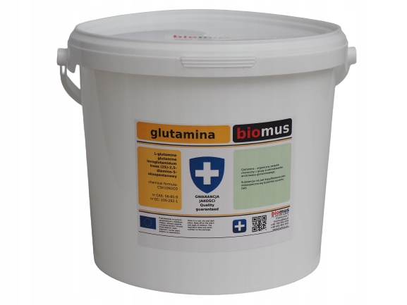 

Glutamina L-glutamine czysta Biomus 5kg