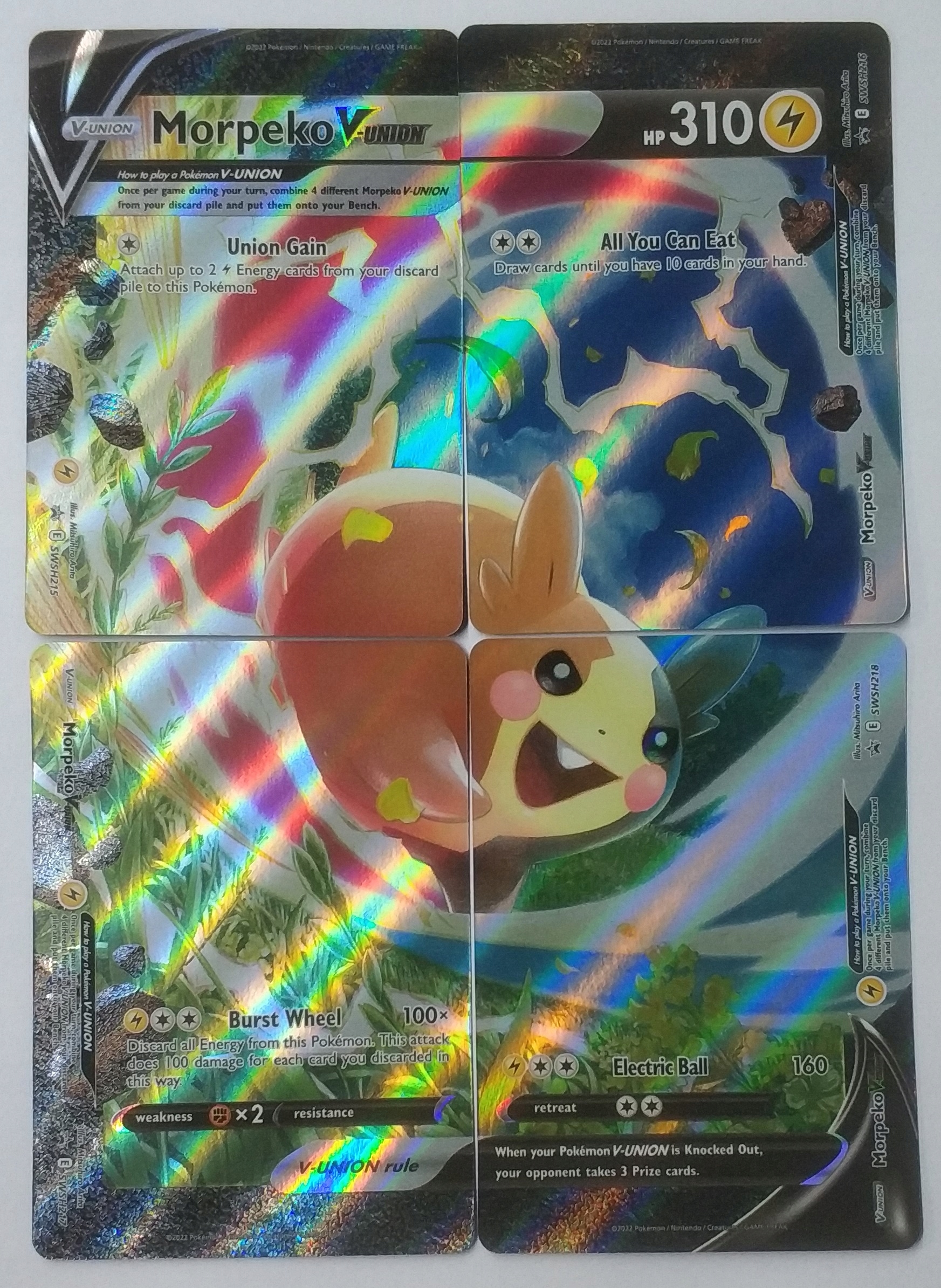 Pokemon TCG: Morpeko V-UNION Set - komplet 4 kart