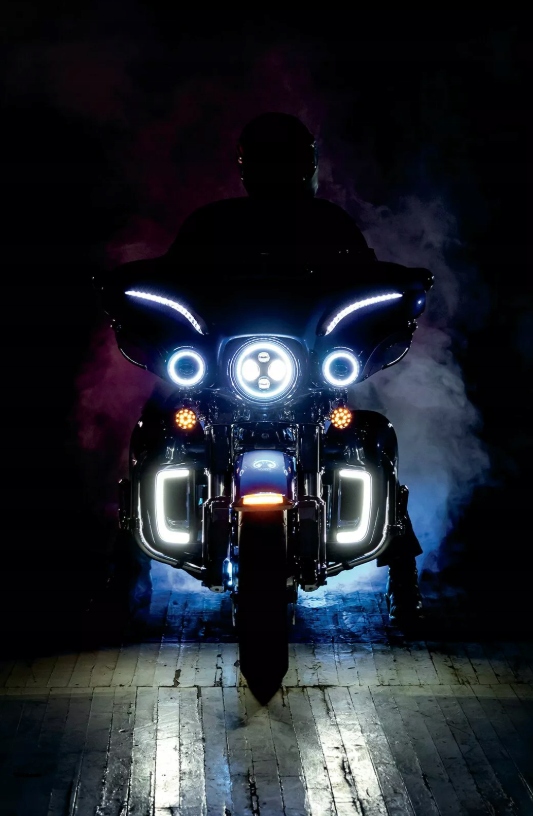Led lampy Tracer Holuby Harley Touring 14 – 23 biele smerovka