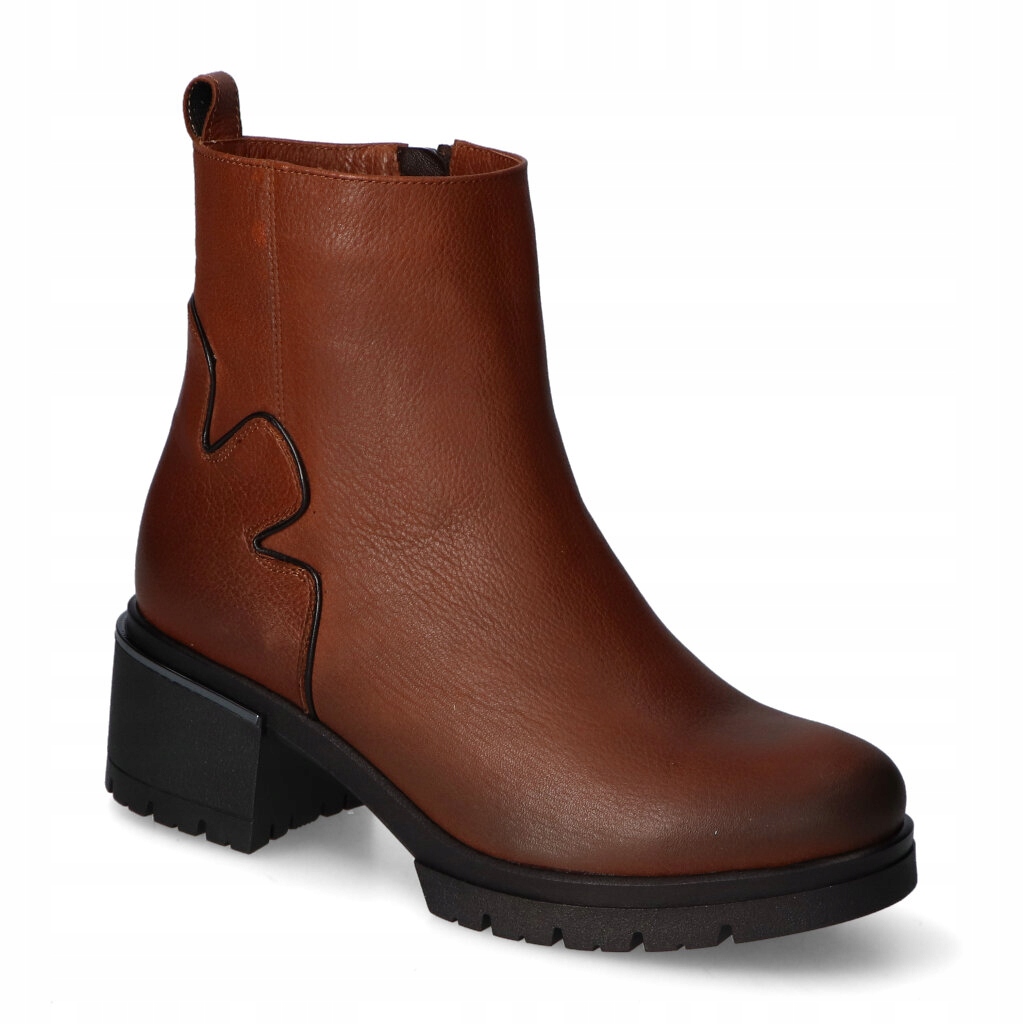 Kordel 2742/RUDY495 Kotníkové Kotníkové Boty s červeným lícem 39