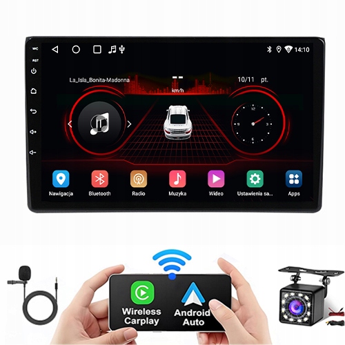 Autorádio Audi A4 B6 B7 2000-2009 Android Carplay 2GB 64GB Kamera