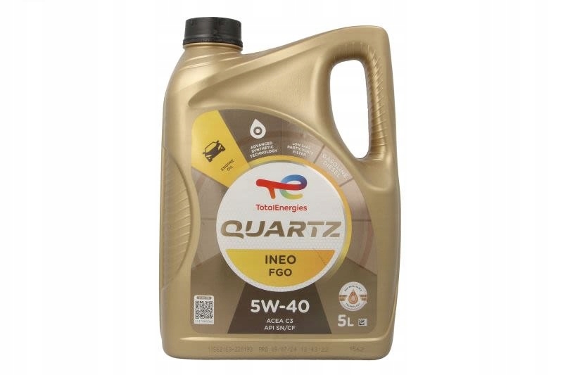 Motorový olej Total Quartz Ineo Fgo 5W40 5L