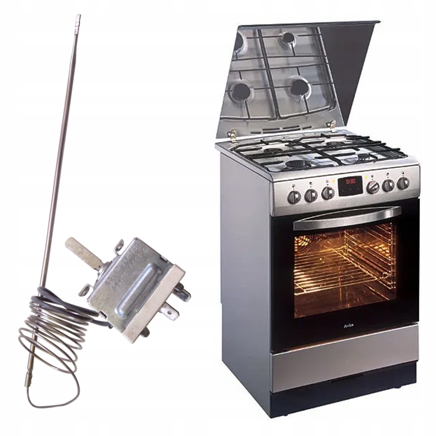 Termoregulator czujka Termostat piekarnika Amica 601GE3.33ZpTaYDN(XxL) Eco