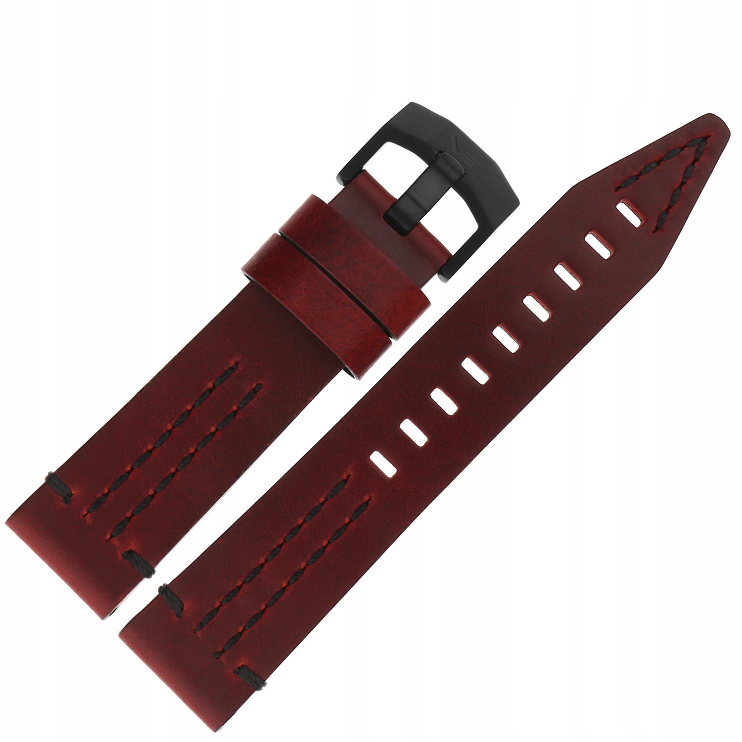 Pásek Rocket N1 kůže (C714) hnědý s černou p. černou kl.