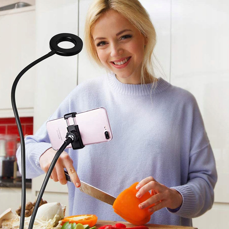 LAMPA DO SELFIE LED LAMPKA TELEFONU PIERŚCIENIOWA Temperatura barwowa 2500-6500 K