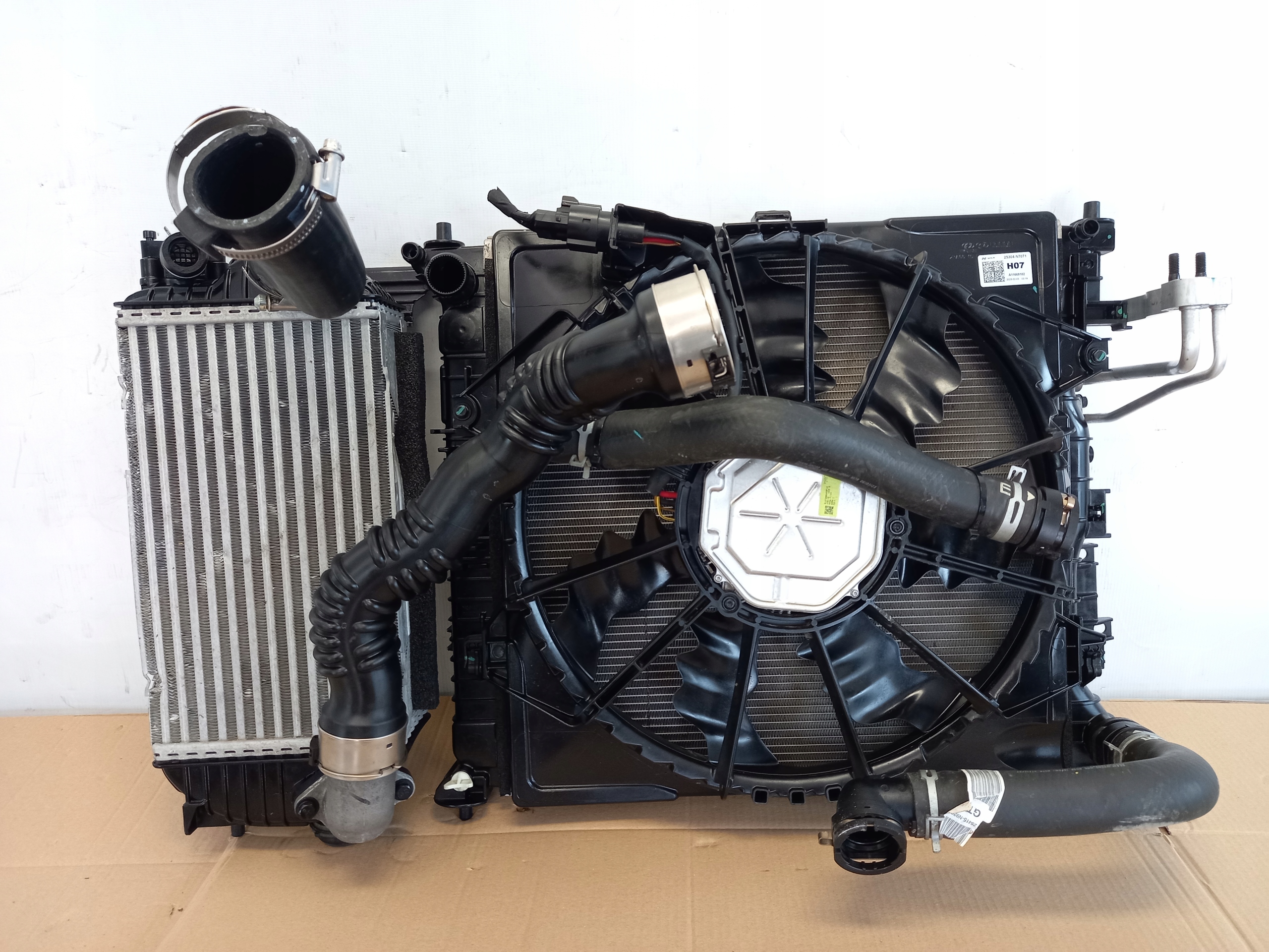 KOMPLET CHŁODNIC WENTYLATOR HYUNDAI TUCSON IV KIA SPORTAGE V 1.6 CRDi 2019-