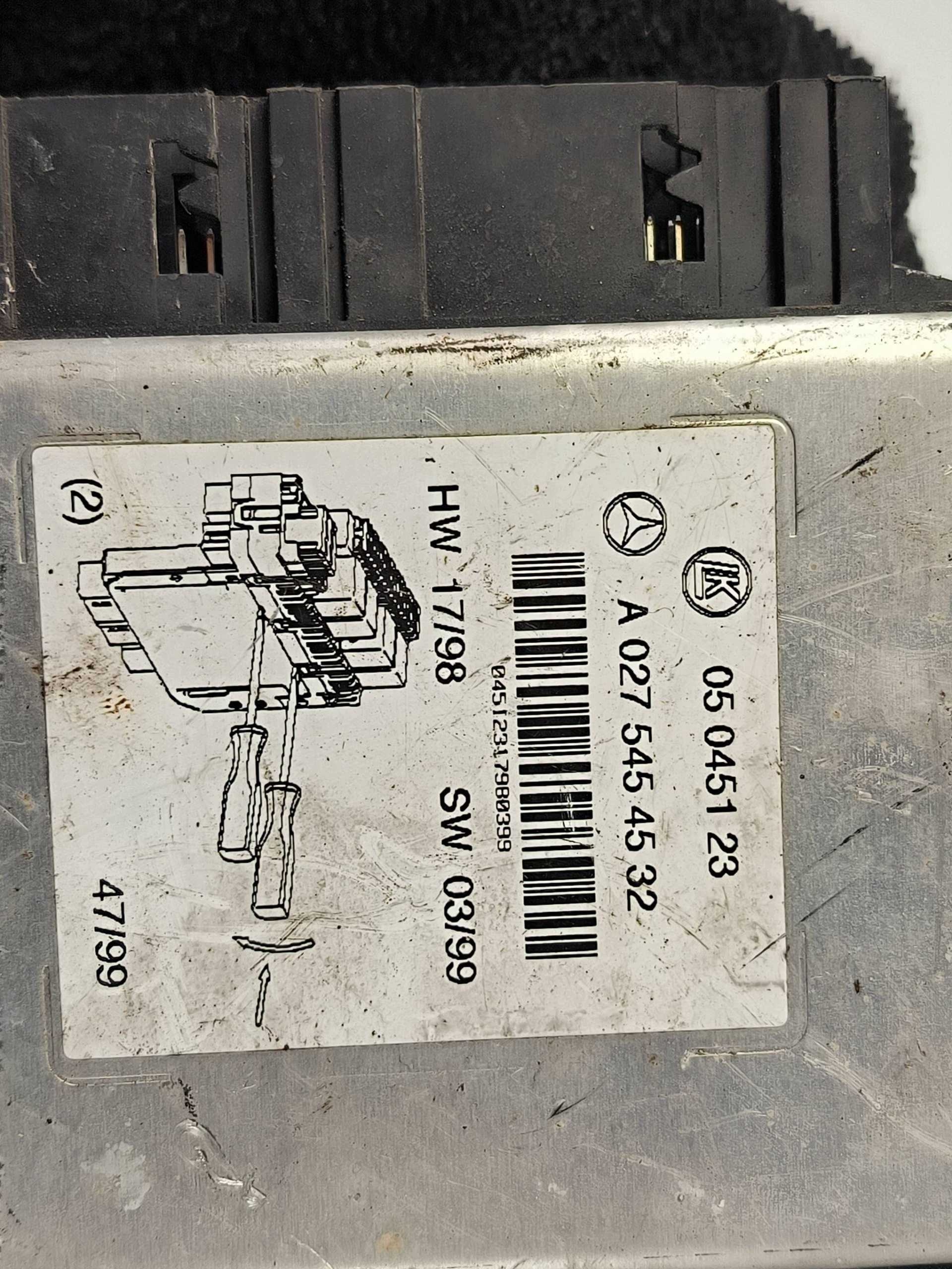control unit A0275454532 MERCEDES W220
