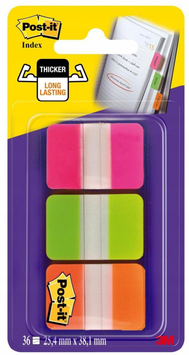 

Zakładki indeksujące Post-it Strong 25x38mm 3x22