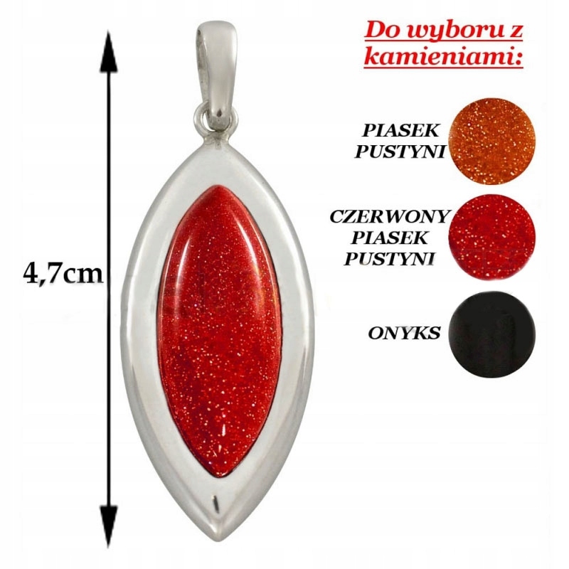 Elegantní Krásný Stříbrný Přívěsek Ryzost 925 Markiza