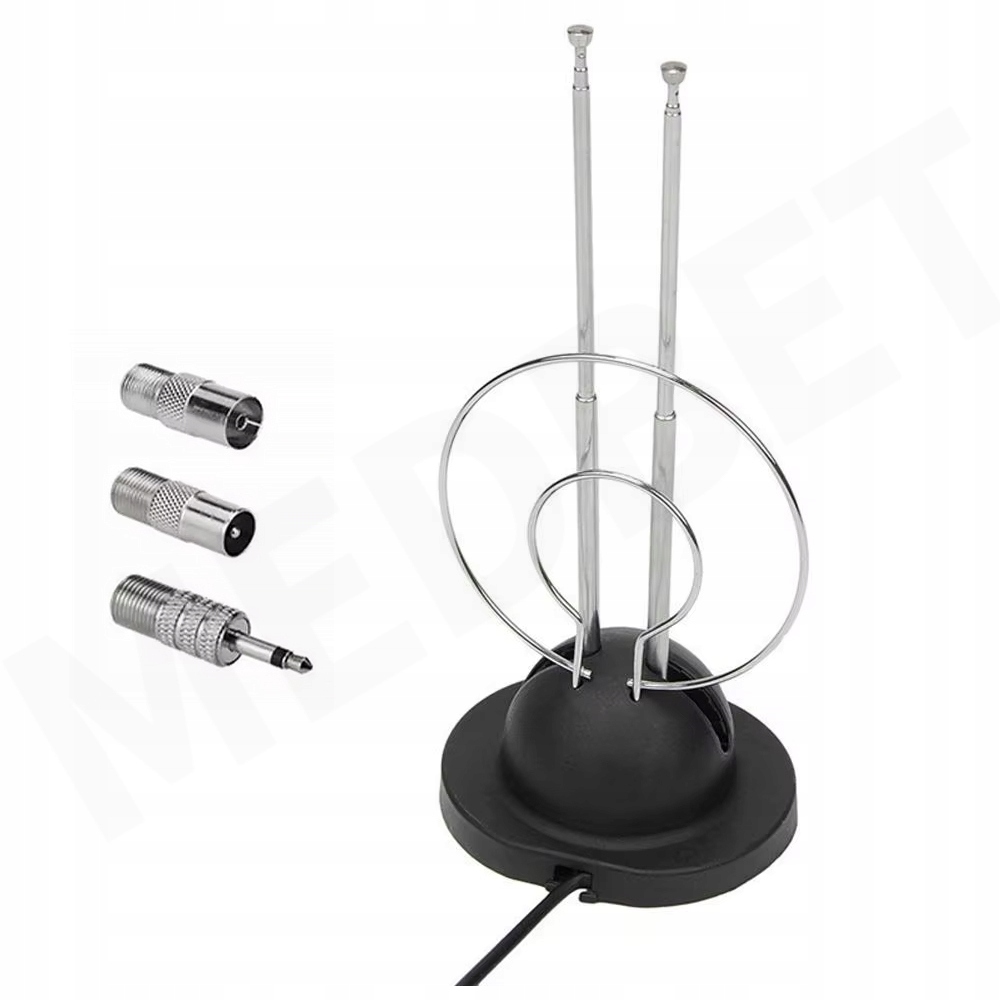 ТЕЛЕСКОПИЧЕСКАЯ FM-РАДИО АНТЕННА ДОМАШНИЙ КИНОТЕАТР БАШНЯ РАДИО 4 НАКОНЕЧНИКА