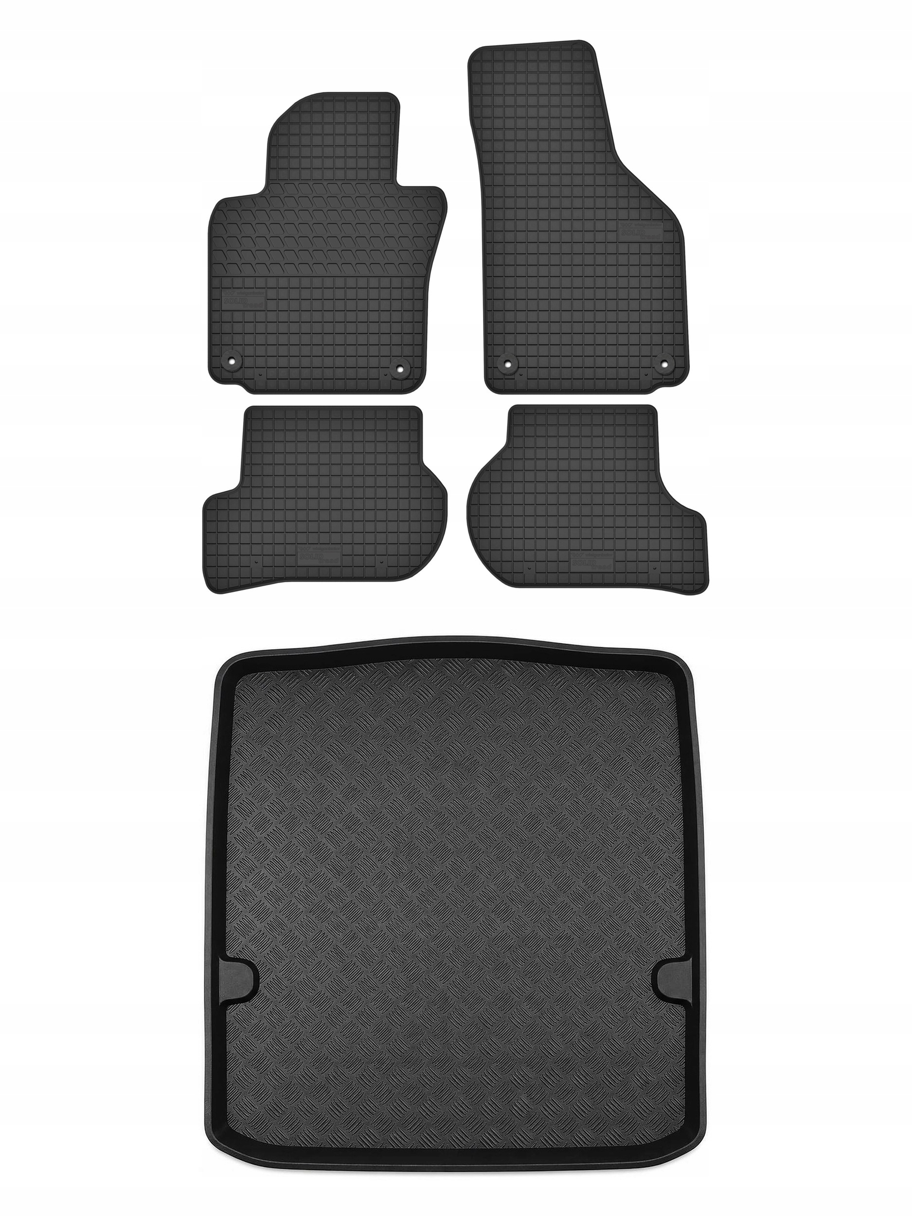 Gumové rohože SolidTread rohož batožinového priestoru pre: Škoda Octavia II 2004-2013